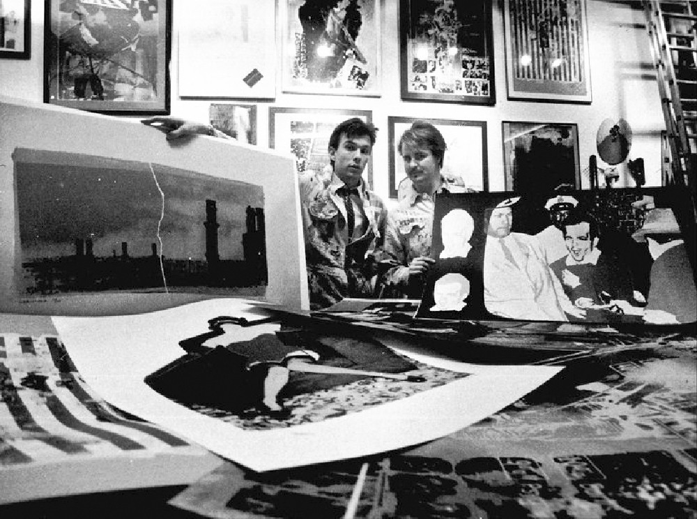 13 . TD in his art studio 1980 